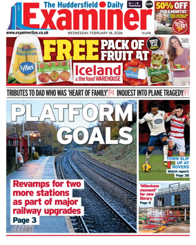 Cover of Huddersfield Daily Examiner