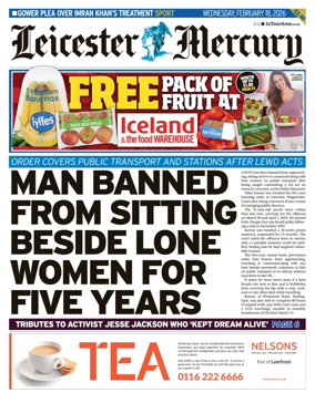 Cover of Leicester Mercury