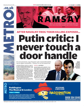 Cover of Metro (UK)