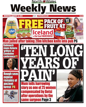 Cover of North Wales Weekly News