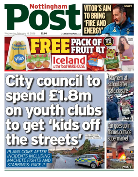 Cover of Nottingham Post