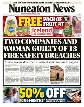 Cover of Nuneaton News