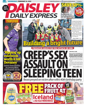 Cover of Paisley Daily Express
