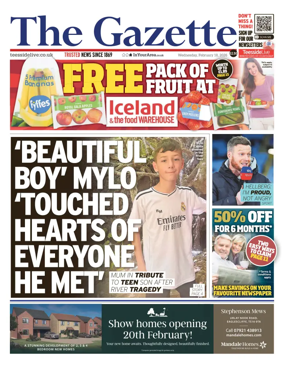 Cover of Teesside Evening Gazette