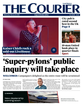 Cover of The Courier & Advertiser (Angus and Dundee)