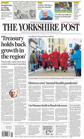 Cover of Yorkshire Post