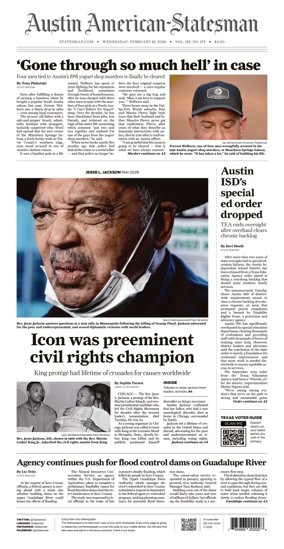 Cover of Austin American-Statesman