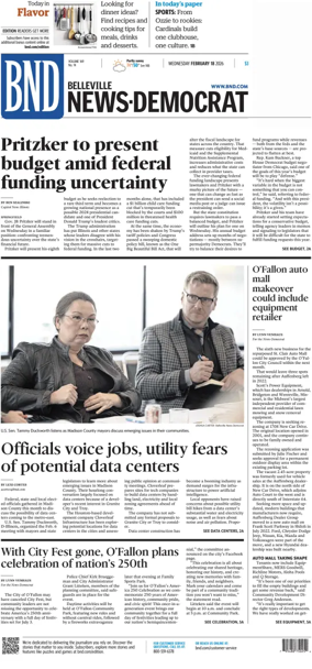 Cover of Belleville News-Democrat