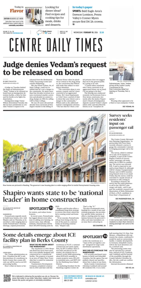 Cover of Centre Daily Times