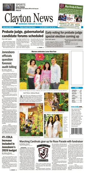 Cover of Clayton News