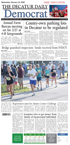Cover of The Decatur Daily Democrat