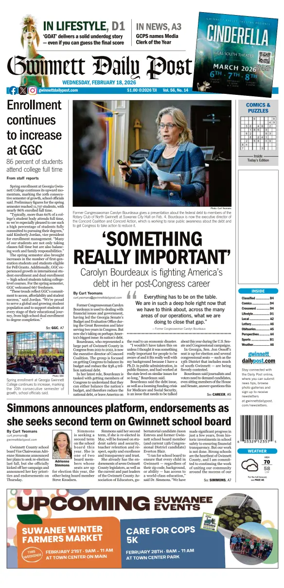 Cover of Gwinnett Daily Post