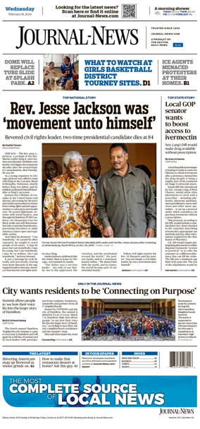 Cover of Hamilton Journal News