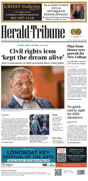 Cover of Herald-Tribune