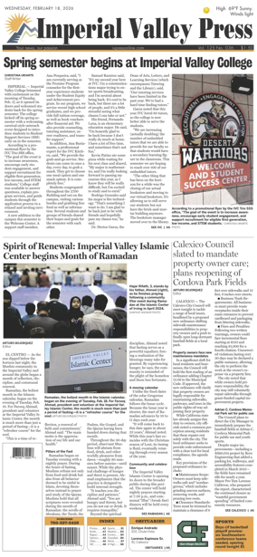 Cover of Imperial Valley Press