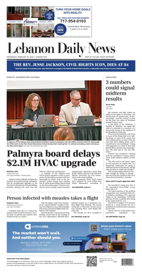 Cover of Lebanon Daily News