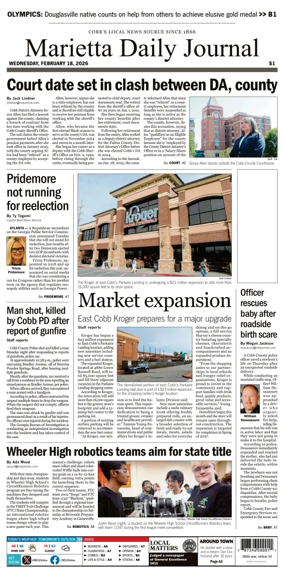 Cover of Marietta Daily Journal