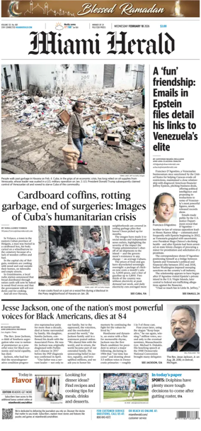 Cover of Miami Herald