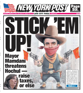 Cover of New York Post