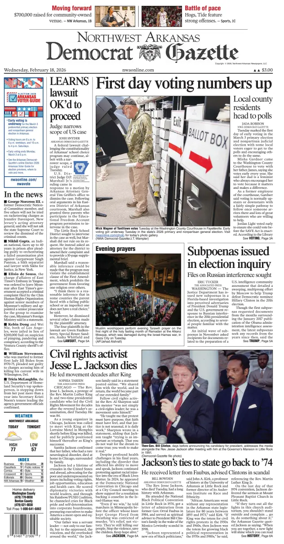Cover of Northwest Arkansas Democrat-Gazette