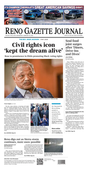 Cover of Reno Gazette Journal