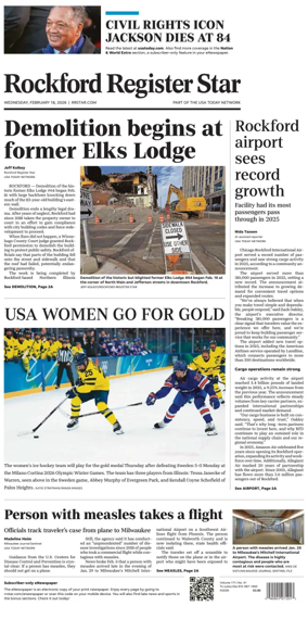 Cover of Rockford Register Star