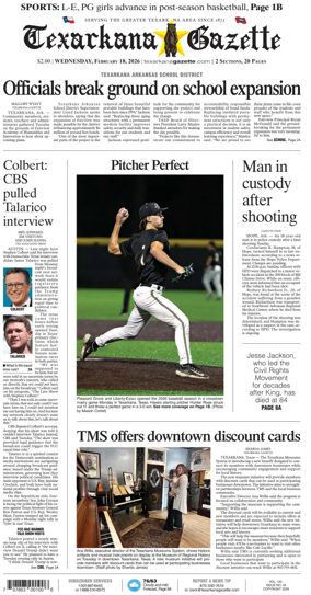 Cover of Texarkana Gazette