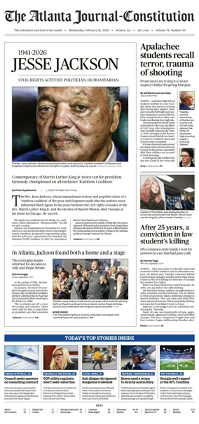 Cover of The Atlanta Journal-Constitution