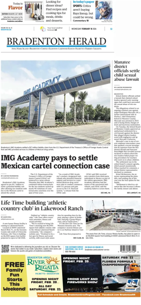 Cover of The Bradenton Herald