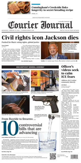 Cover of The Courier-Journal (Louisville)