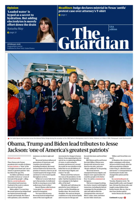 Cover of The Guardian (USA)