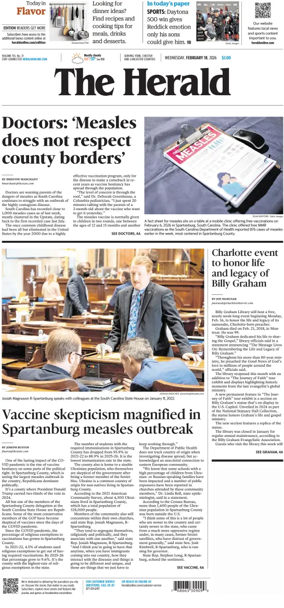 Cover of The Herald (Rock Hill)