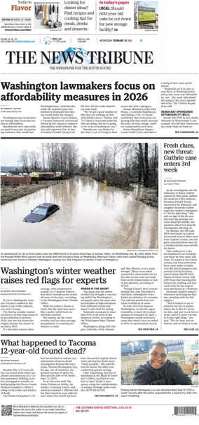 Cover of The News Tribune