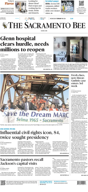 Cover of The Sacramento Bee
