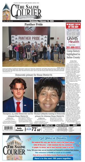 Cover of The Saline Courier