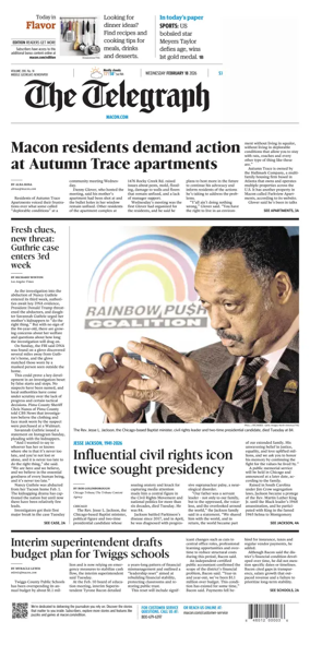 Cover of The Telegraph (Macon)