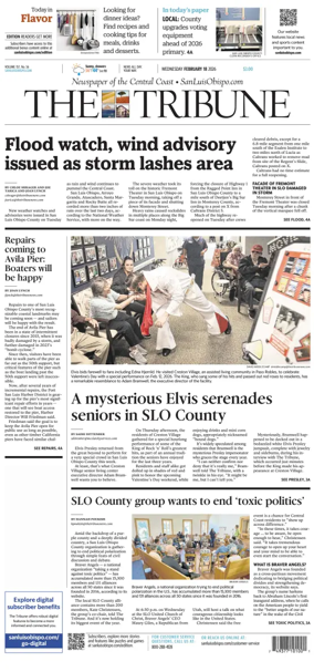 Cover of The Tribune (SLO)