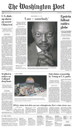 Cover of The Washington Post