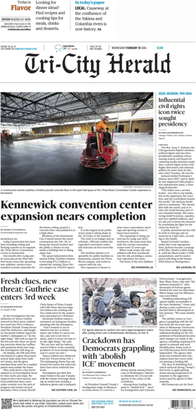 Cover of Tri-City Herald