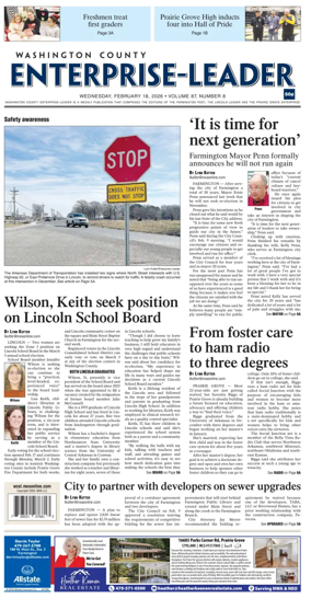 Cover of Washington County Enterprise-Leader