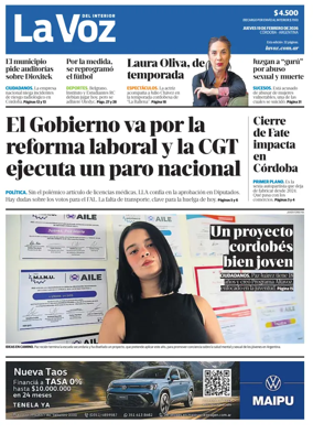 Cover of La Voz del Interior