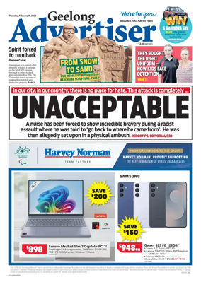 Cover of Geelong Advertiser