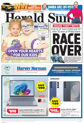 Cover of Herald Sun