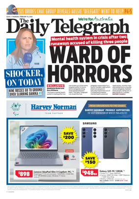 Cover of The Daily Telegraph (Sydney)