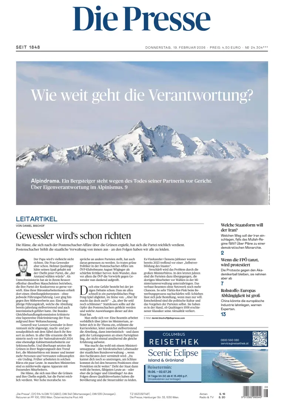 Cover of Die Presse