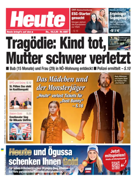 Cover of Heute - Niederosterreich Ausgabe