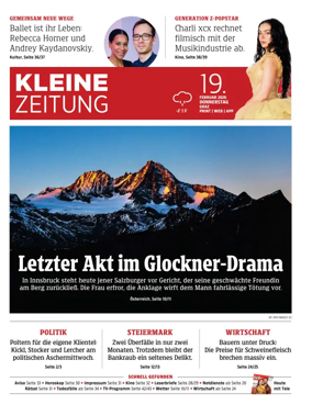 Cover of Kleine Zeitung Steiermark