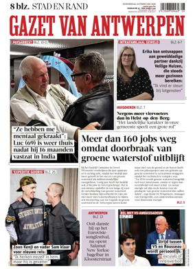Cover of Gazet van Antwerpen Stad en Rand