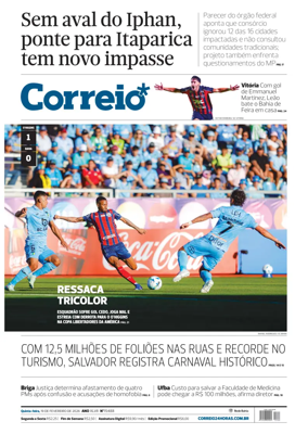 Cover of Correio da Bahia