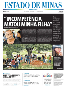Cover of Estado de Minas (Brazil)